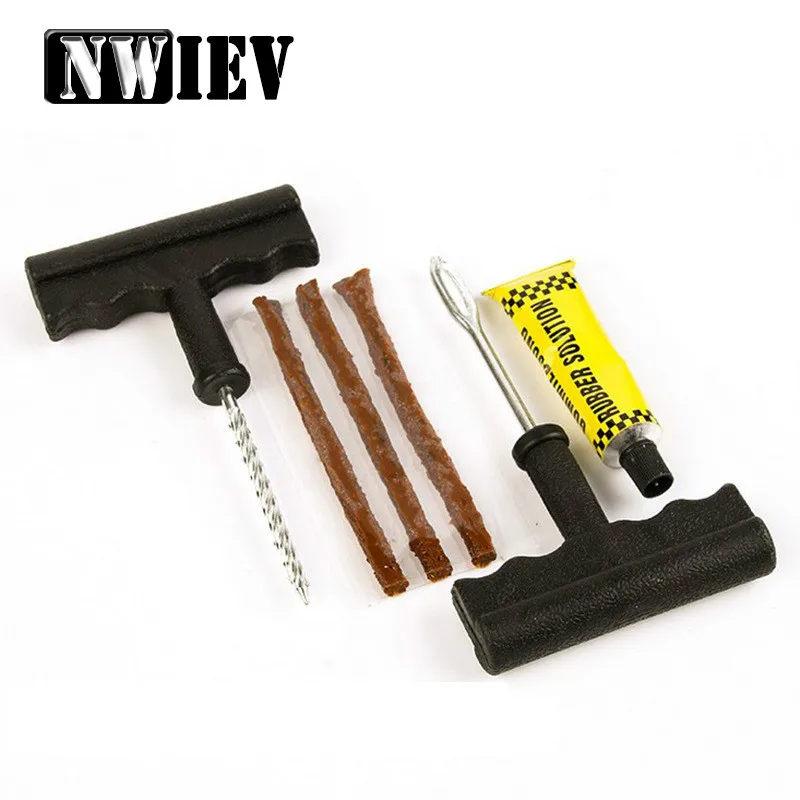 Nwiev 1set Professional Auto Car Tire Repair Tool Kit For Nissan