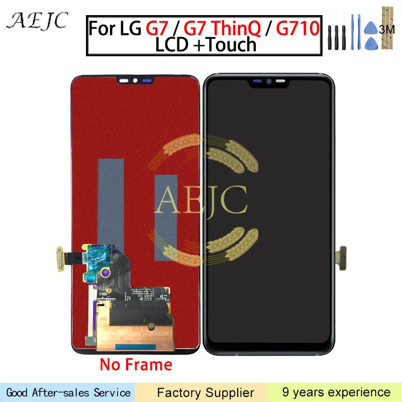 

6.1 inch For LG G7 ThinQ G710 G710EM G710PM G710VMP LCD Display Touch Screen Digitizer Assembly For LG G7 LCD Display