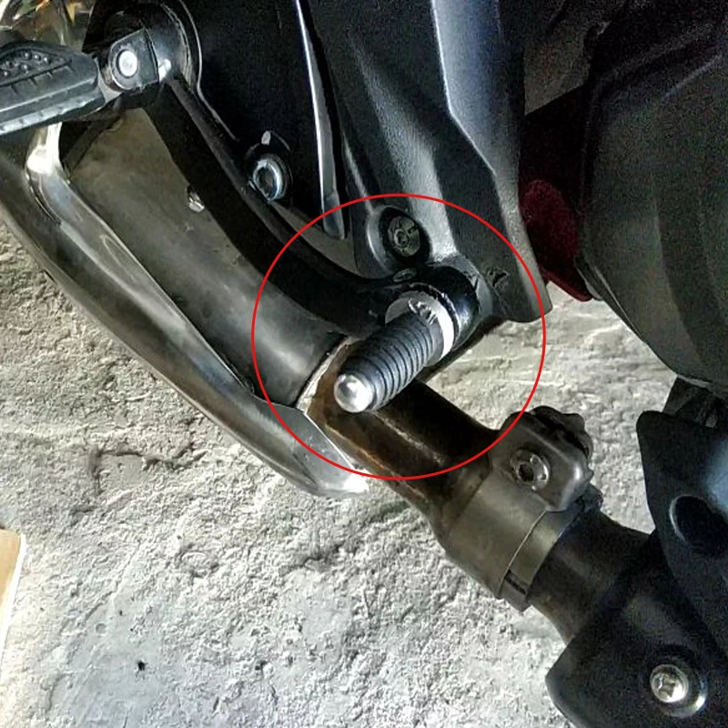 6 мм CNC подножка мотоцикла рычаг переключения передач Подножка для Kawasaki Yamaha Honda Suzuki BMW Aprilia Ducati Benelli Triumph