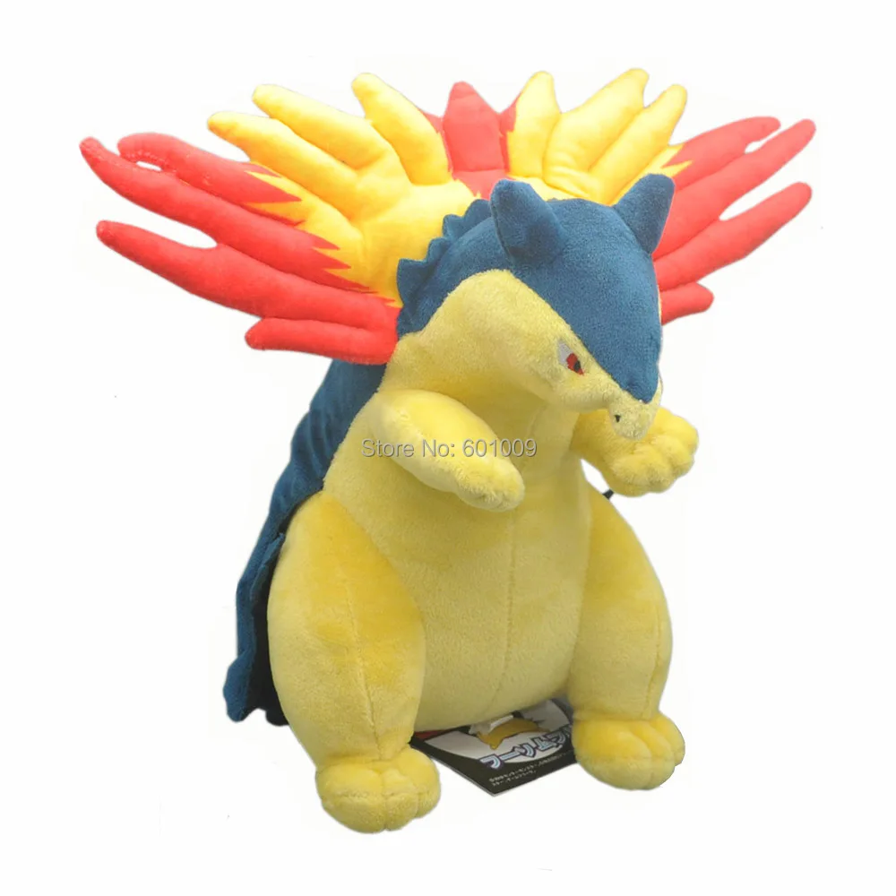 Милые Typhlosion 25 см плюшевые куклы мягкие куклы животных для best подарки Розничная