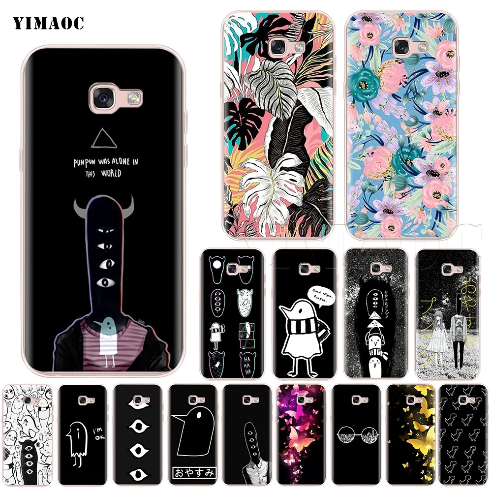 Силиконовый чехол YIMAOC для Samsung Galaxy A7 A8 A9 A10 A30 A40 A50 A70 M10 M20 M30 S10e J6 Plus 2018|Бамперы| |