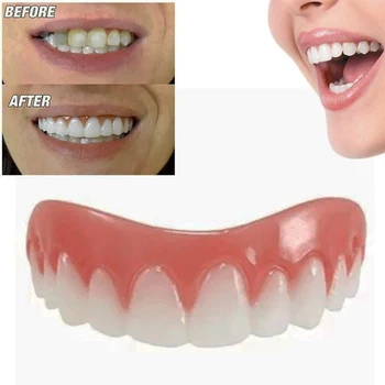 

Odorless Removable Resuable Perfect Veneer Silicone Teeth Denture Paste