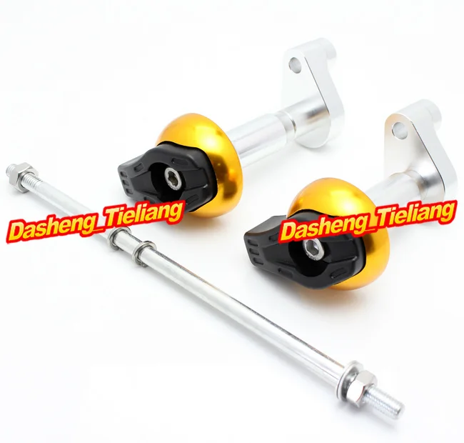

For KTM 990SM-R 990SMR 2009-2012 & 950LC8 2001-2008 Frame Sliders Crash Pads Protector, Motorcycle Spare Parts, Gold Color