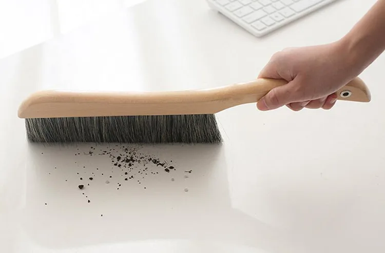 Домашняя уборка пыли щетка Практические деревянной ручкой щетка для чистки мульти-функциональный для обметания автомобиля для чистки окон инструменты