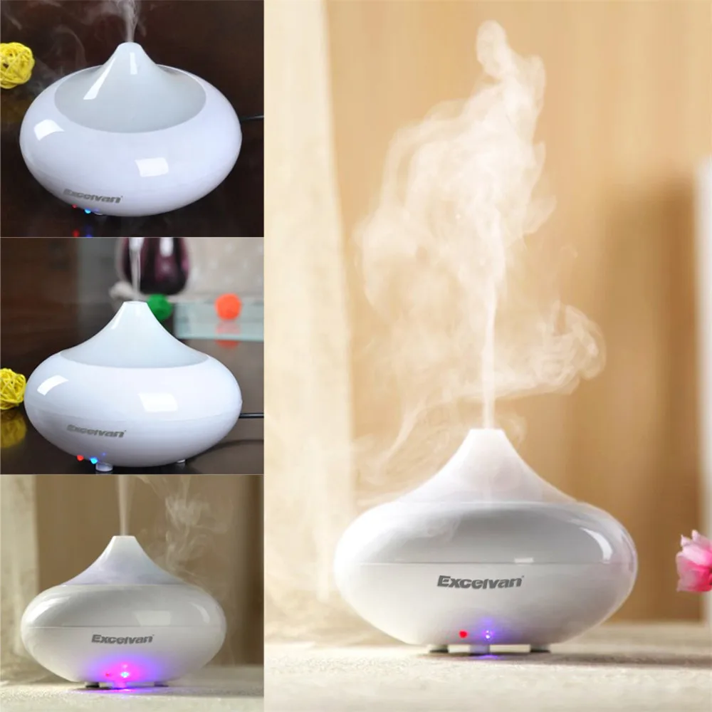 Excelvan Essential Oil Diffuser Ultrasonic Aromatherapy Humidifier Aroma Diffuser Mist Air Purifier Purifier White GX-02K 2