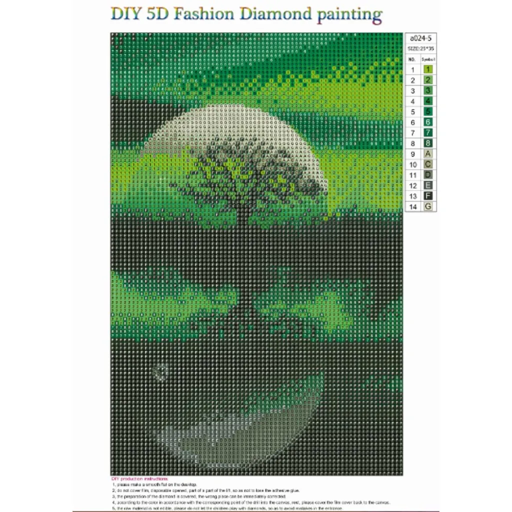 2019 5D украшенный стразами DIY Алмазная вышивка крестиком на рисунке алмазная
