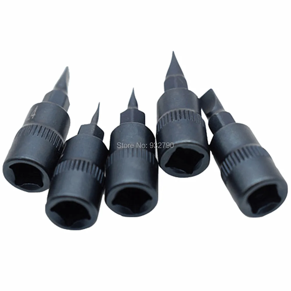 5pcs Screwdriver Bit Socket 1/4" Screwdriver Socket Bit Screw Driver