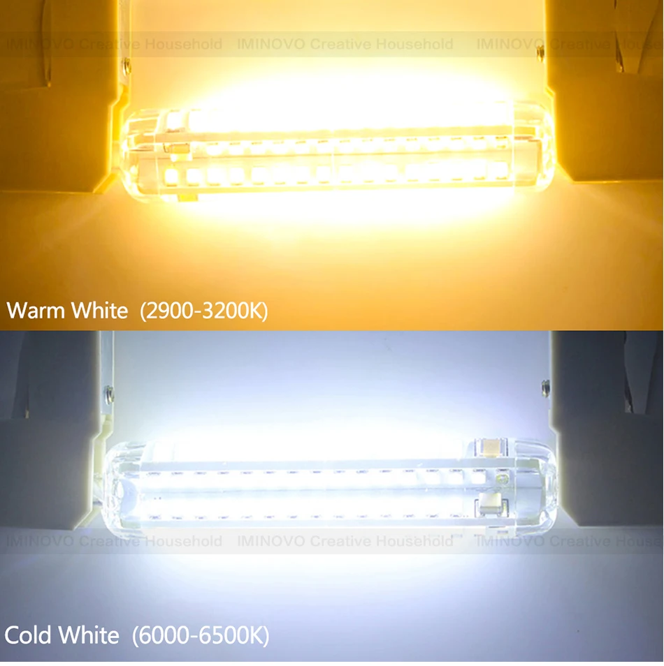 С регулируемой яркостью R7S светодиодный светильник J78 J118 SMD 2835 Светодиодная лампа 4 Вт 6 Вт 8 Вт 9 Вт Светодиодная заменяемая лампа галогенная лампа 78 мм 118 мм лампада AC 220 V 110 V
