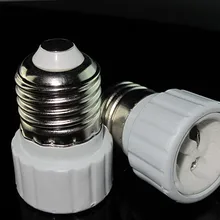 shipping10pcs E27 к GU10 адаптер конвертер База держателя разъем для светодиодные лампы накаливания