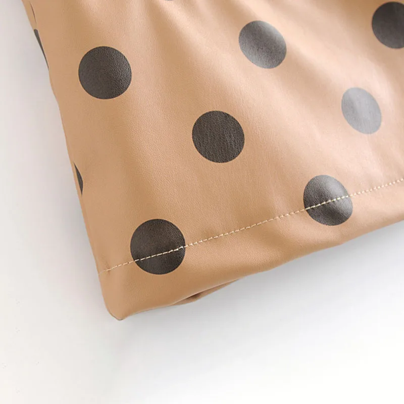 Women Dot PU leather Shorts Skirts Fashion Spring Summer Casual Dance Ladies Wind Skirt Above Knee Mini Kawaii Female Skirts Women Dot PU leather Shorts Skirts Fashion Spring Summer Casual Dance Ladies Wind Skirt Above Knee Mini Kawaii Female Skirts