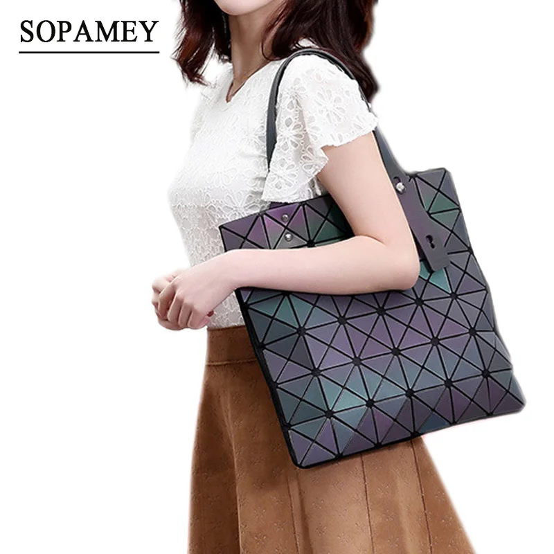geometric folding bag