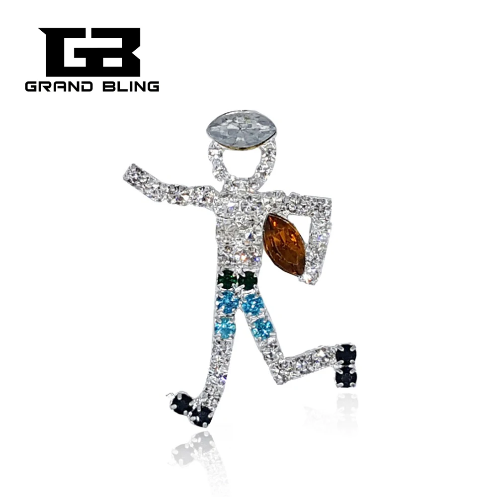 

Handmade Soccer Player Brooch Pin as the Gift to Soccer Fans FREE SHIPPING
