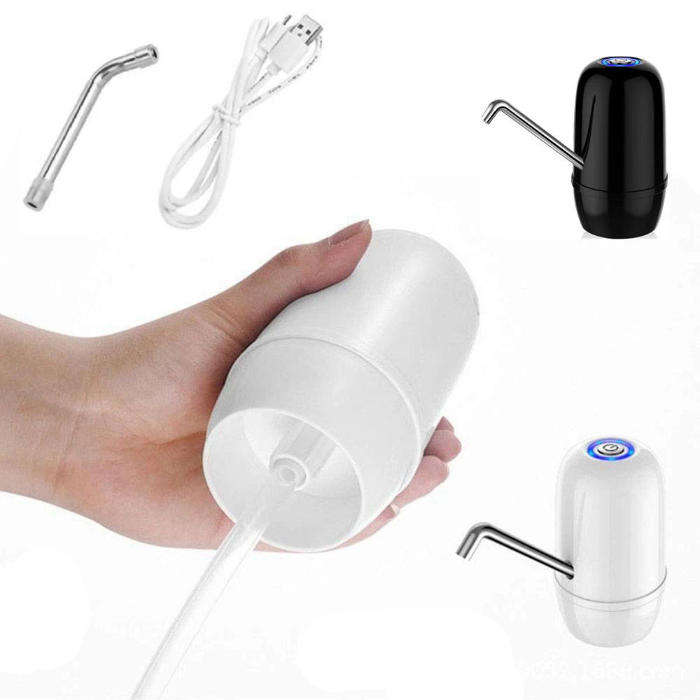 USB Charging Automatic Drinking Water Pump Portable Electric Water Dispenser Double Motor 5 Gallon Water Bottle Pump Switch
