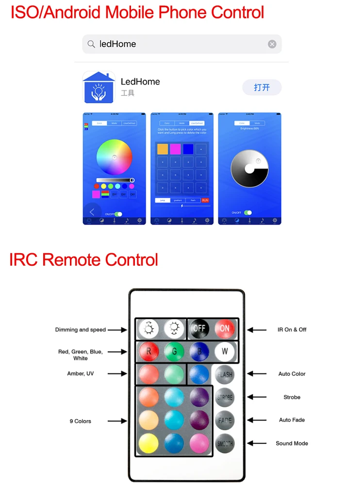 8 шт. с сумкой smart dj Hex на батарейках 6x18 Вт светодиодный RGBAW + UV Uplighting мыть свет