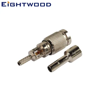 

Eightwood 5PCS 1.0/2.3 Plug Male Straight Crimp Attachment RF Coaxial Connector Adapter for RG178 Cable