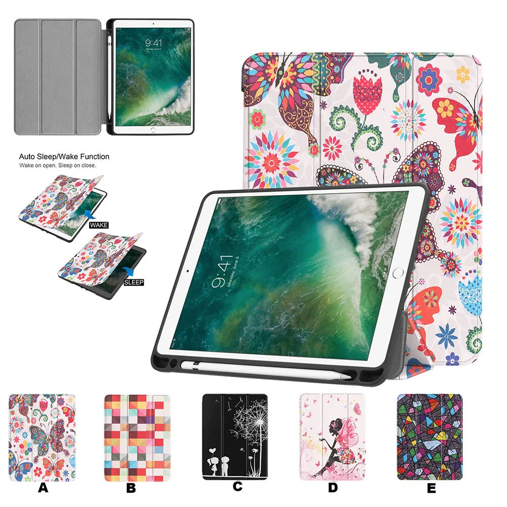 

Smart Magnetic Stand Leather Tablet Case Cover For iPad 6 6th Gen 9.7 2018 A1893 A1954 20J Drop Shipping