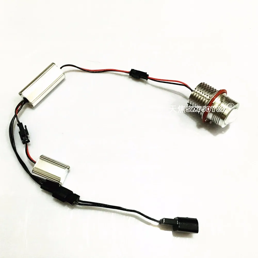 2X E39 LED Marker Angel Eyes XENON White high power 60W marker led E60 E87 car styling accessory E39 marker led DRL halo ring (3)