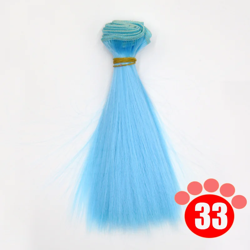 Doll Wigs 15*100CM 20*100CM 25*100CM bjd Wig Doll Hair for DIY Straight Hair