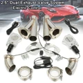 2 5 Zoll 6 3mm Dual Auspuff Catback Unten Rohr Ausschnitt Ventil System Elektrische Steuerung Kit-in Auspuffkrümmer aus Kraftfahrzeuge und Motorräder bei