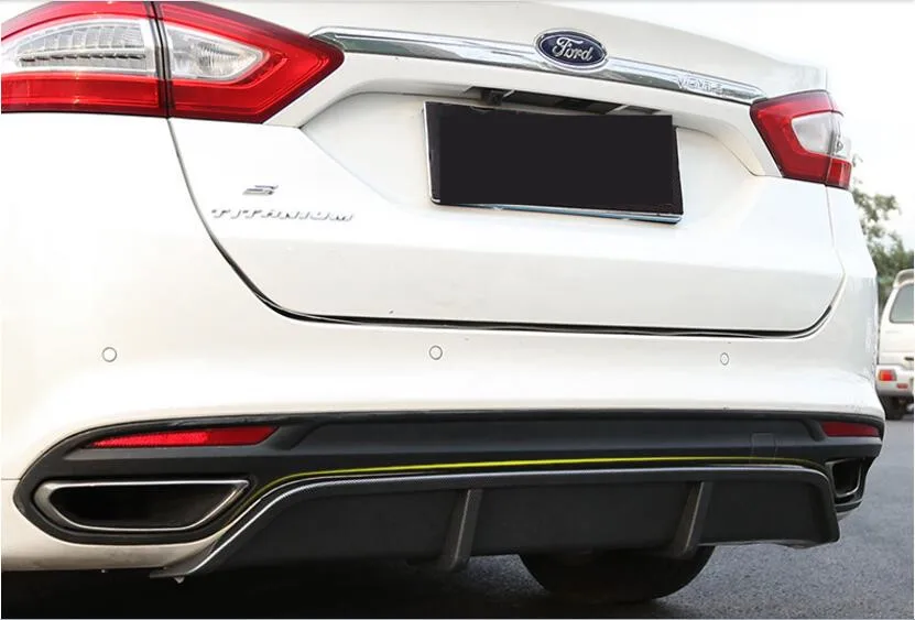 

JIOYNG ABS CAR REAR BUMPER LIP SPOILER AUTO REAR DIFFUSER COVER FIT FOR FORD Mondeo 2013 2014 2015 2016