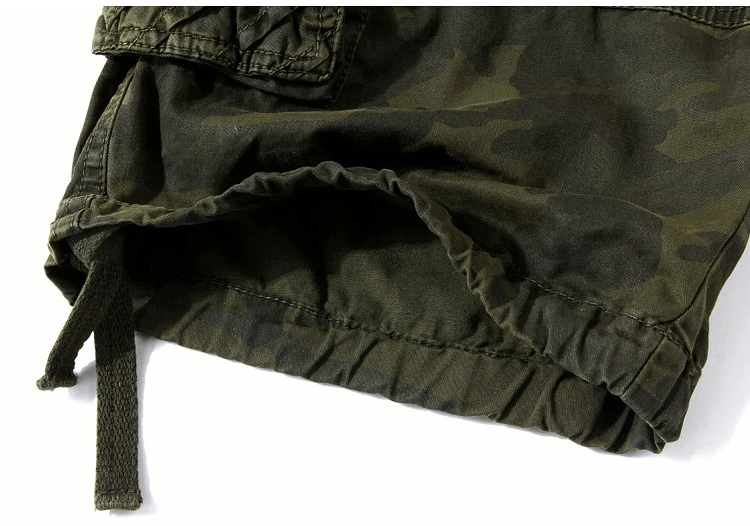 Camouflage Loose Cargo Shorts Men 2022 Summer Military Camo Short Pants Homme Cargo Shorts US size black casual shorts