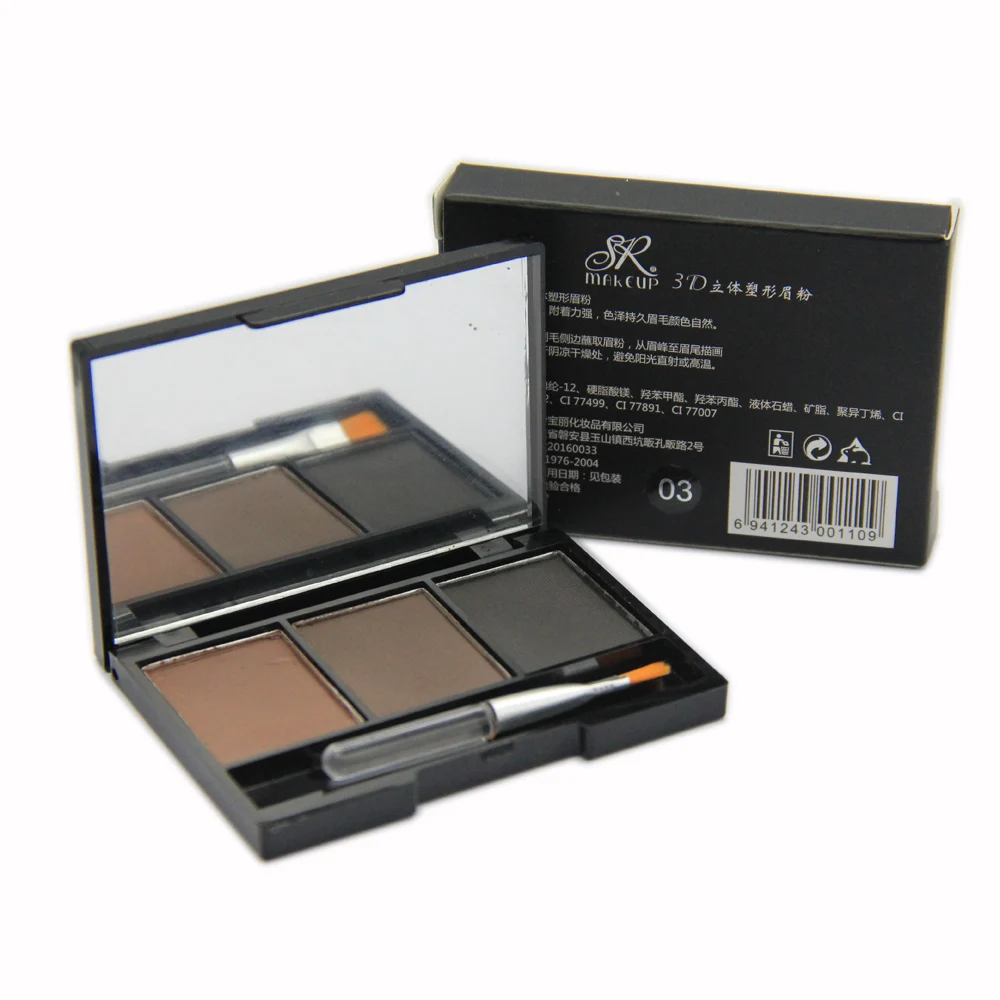 SR MAKE UP Brand 1 Set Eyebrow Cream Palette Women Eyes Makeup Eye Brow