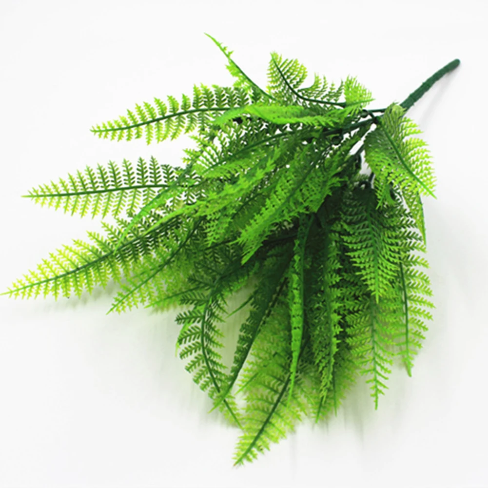 

Plastic Bonsai Fake Leaf Artificial Leaf Grass Simulation Green Plant Small Persian Leaves Plant for Home Garden Decoration