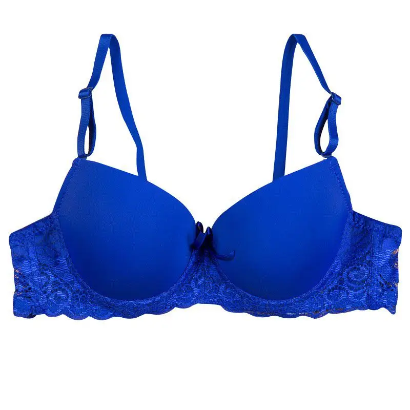 

Women Girl Seamless 3/4 Cup Push Up Bra Adjustable Support Padded Lace Bra Size 34A-36B Lingerie Underwear Underwire