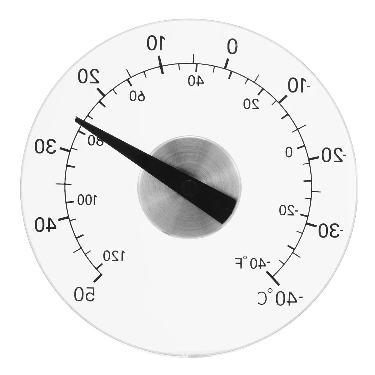 New 1Pc Clear Round Circular Outdoor Window Temperature Thermometer Weather Station Tools