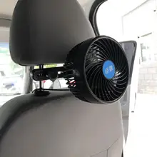 Универсальный 6 дюймов 12 в автомобильный сильный ветряной вентилятор заднее сиденье пассажирский автомобиль заднее сиденье подголовник вентилятор для седан SUV RV лодка
