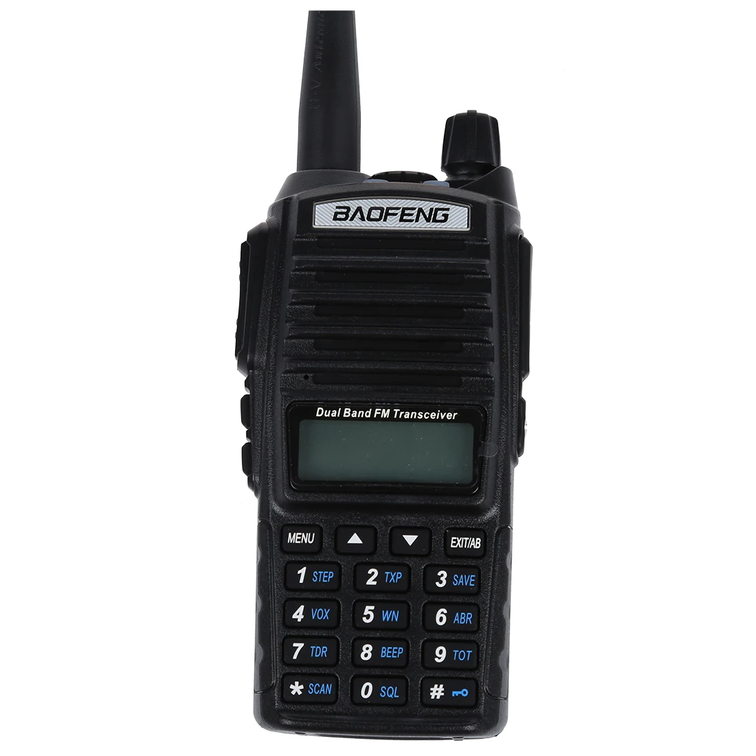 MOOL Baofeng UV-82L VHF/UHF Ham двунаправленная портативная рация-рация с аккумулятором 18 см Atenna& 3000mA, черный