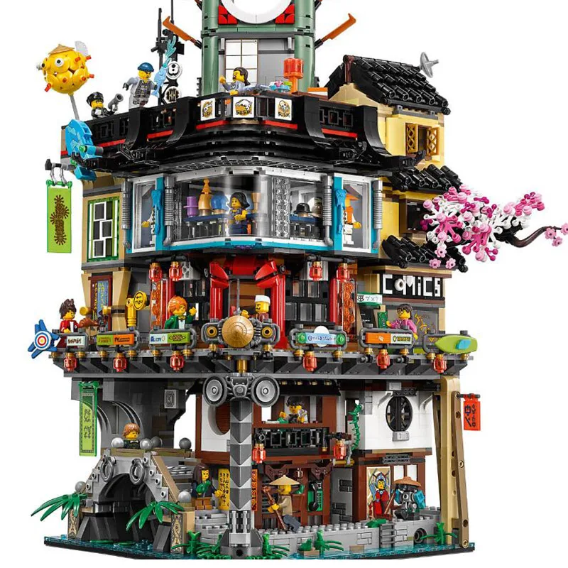 

4932Pcs The Movies Series Creative City Model Educational Building Blocks Bricks Toys Model Compatible With Legoings 70620