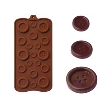 Кнопка Форма силиконовые формы желе \ Печенье \ шоколадная форма для выпечки, сделай сам торт кухонные Инструменты для декорирования выпечки аксессуары F0067