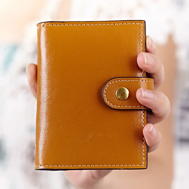 

2019 Real Monedero Monederos Para Mujer Korean-style Genuine Leather Card Holder Bank Package Wholesale Duo Ka Wei Antimagnetic