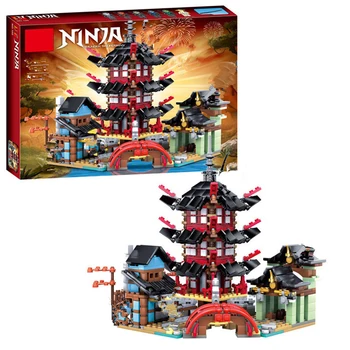 

New Compatible Ninjagoles City Building Modular Model Building kits Stones Teens Toys Bricks with figures