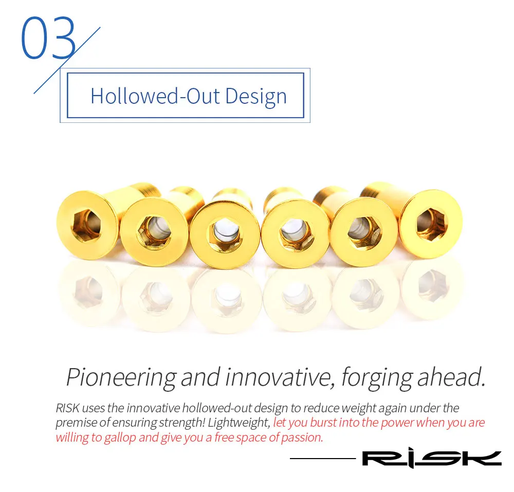 Риск 36 шт. титановый сплав горный велосипед общие болты переключатель/тормоз/клетка/крышка клапана/крепежные болты с шайбой MTB винт велосипедный