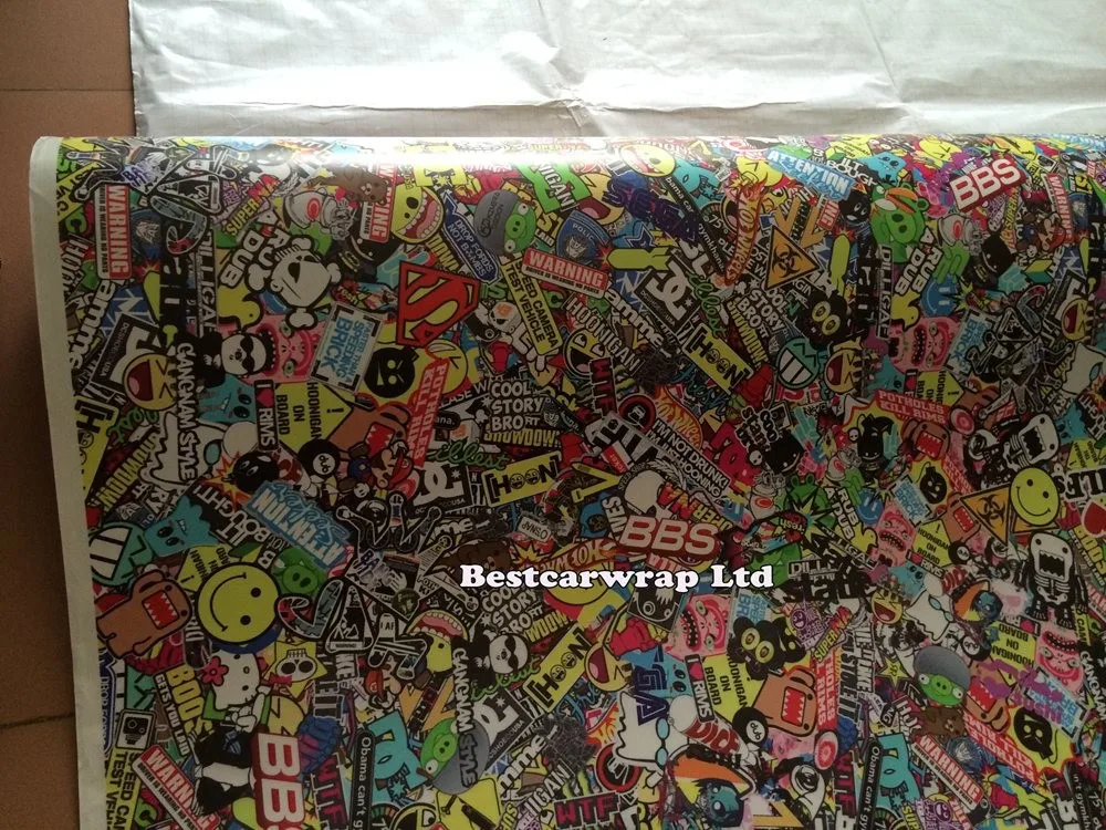 Basikal Lajak Stickerbomb Bbs Stickerbomb Vinyl Wrap Air Bubble Free Euro Style Sticker Bomb For Car Decal Sticker Vehicle& Boat Wrap 1.52X30M/Roll|Bomb Sticker|Bombe Airbombe Wrap - Aliexpress