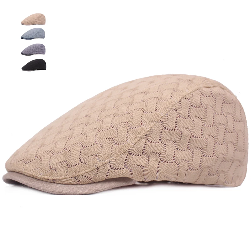 

Fashion Vintage Berets Caps For Men Women Casual Unisex Spring Summer Caps Cotton Berets Hats Boina Lace Casquette Flat Cap