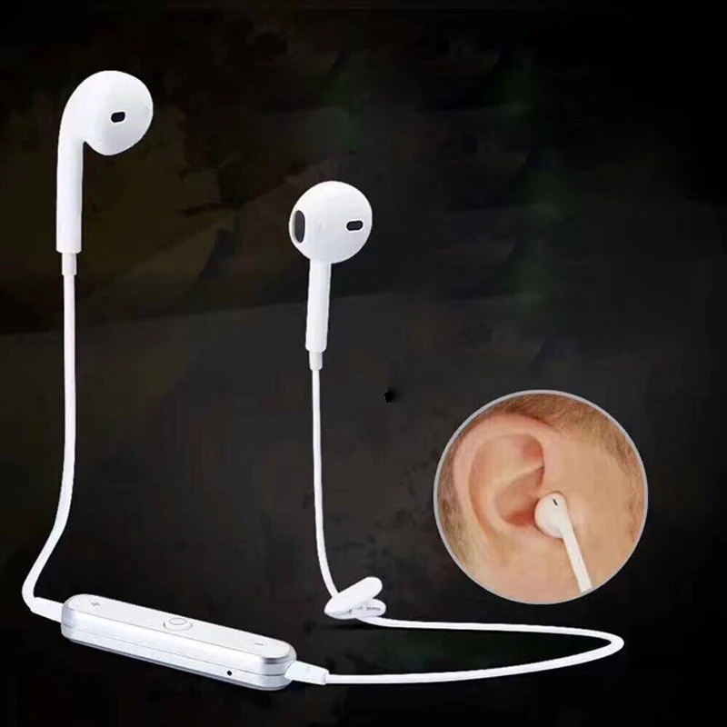 

S6 Wireless Headphone Bluetooth Earphone Headphone For Phone Neckband sport earphone Auriculare CSR Bluetooth