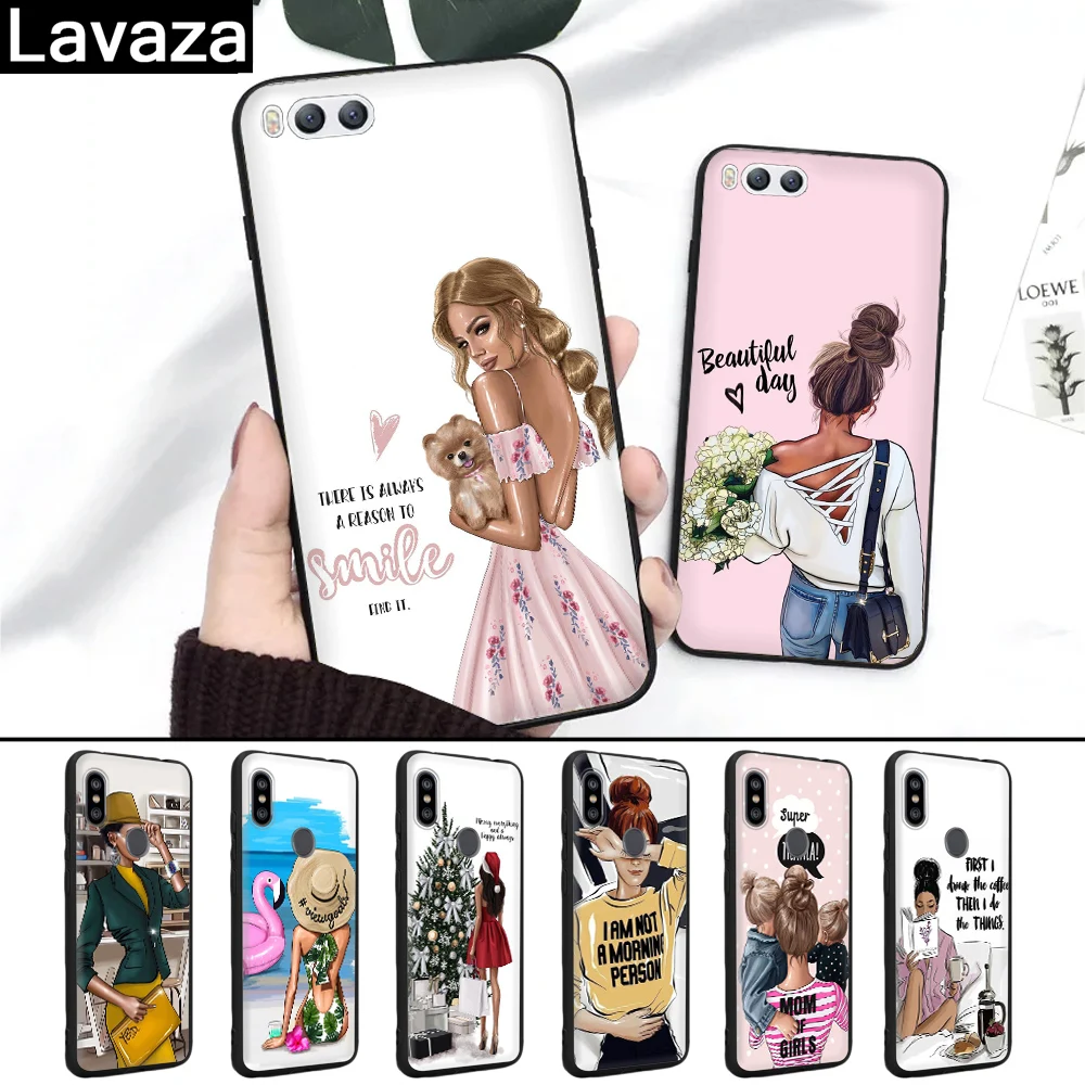 

Lavaza VOGUE Christmas girl Silicone Case for Xiaomi MI 6 8 9 SE Max 3 Lite F1 A1 A2 5X 6X Mix 2S A3 Pro 9T CC9 CC9E