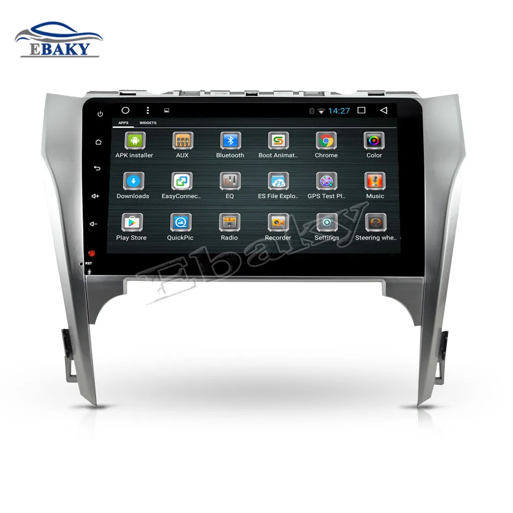 Best NaviTopia 10.1inch 1GB/2GB RAM Quad Core/Octa Core Android 7.1/8.1 Car DVD Radio for Toyota Camry 2012 2013 2014 with GPS/wifi 4