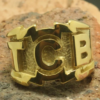 

316L Stainless Steel Cool TCB Biker Ring Factory Price