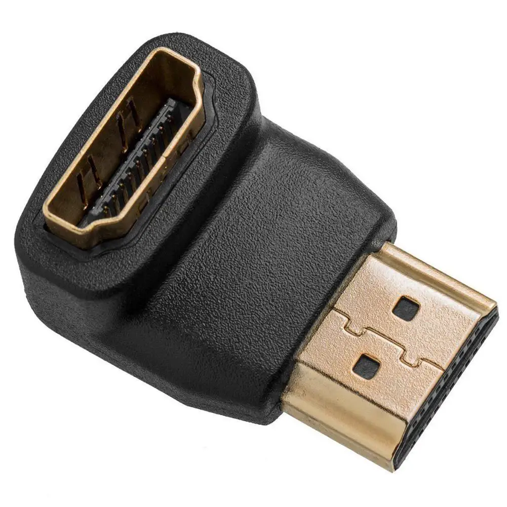 HDMI Кабельные адаптеры-конвертеры 90/270 градусов HDMI штекер HDMI Женский конвертер для 1080P HDTV PC HDMI адаптер