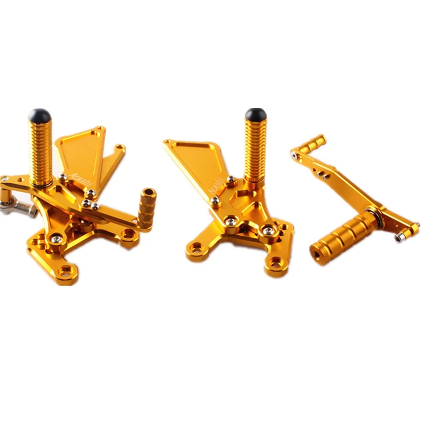 

Gold For Yamaha YZF R1 YZF-R1 2009 2010 2011 Adjustable Rearset Foot Pegs Footrest Pedals