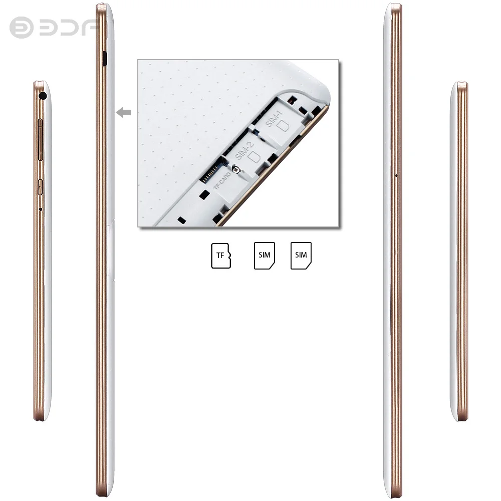 Планшетный ПК с 10 дюймовым экраном, 4 Гб ОЗУ + 32 Гб ПЗУ, оригинальный 3g телефонный звонок, sim-карта, Android 7,0, четырехъядерный планшеты с модулем