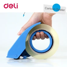 Free shipping Deli stationery deli 801 deli sealing device 801 manual sealing device tape cutter tape dispenser cartoon sealer