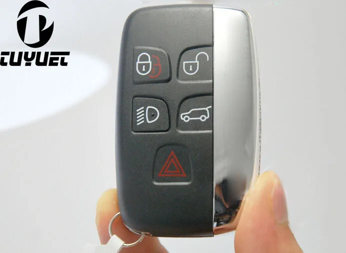 Новинка внешний + аварийный ключ смарт чехол для Land Rover Range Evoque sport LR4 JLR XfJF|button