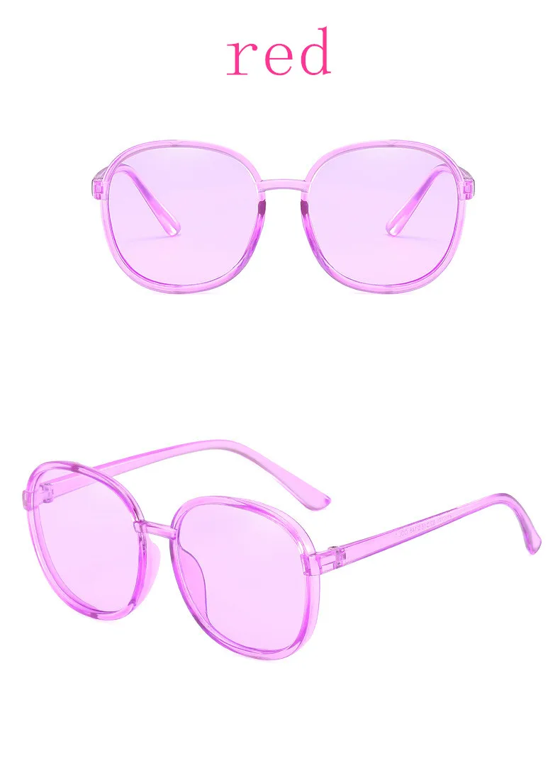 ASUOP 2018 new square fashion ladies sunglasses transparent color retro cat eyes men's glasses luxury brand crystal glasses (2)