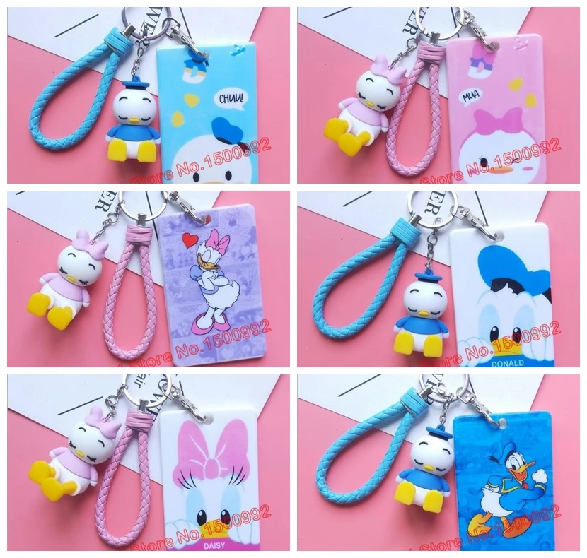

New 1Pcs Keychain Bus Card Sets Pendant Key Holder Creative Cartoon Trinket kids gifts QW-723