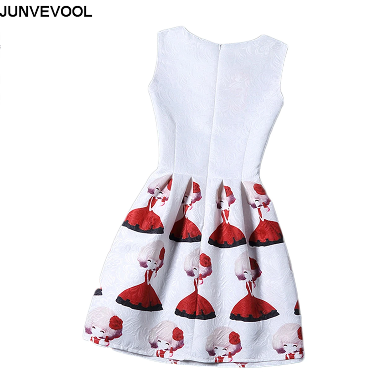 Personnage De Dessin Animé Imprimé Robe Sexy De Plage Dété